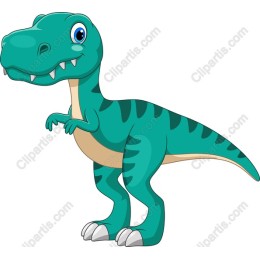 Playful Cartoon T-Rex