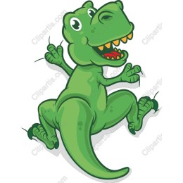 Playful Tyrannosaurus Rex Cartoon