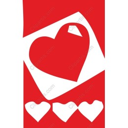 Bold Red Heart