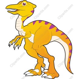 Vibrant Dinosaur - Cheerful Yellow