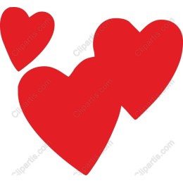 Three Red Hearts