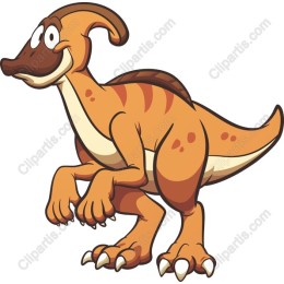 Charming Cartoon Dinosaur