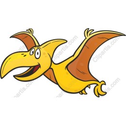 Charming Cartoon Pterosaur