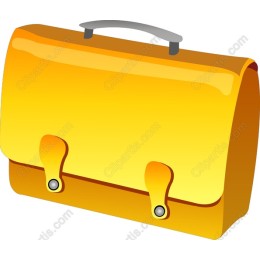 Vibrant Yellow Briefcase