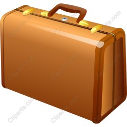 Classic Brown Suitcase