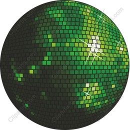 Green Disco Ball