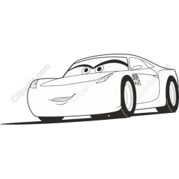 Playful Cartoon Race Car