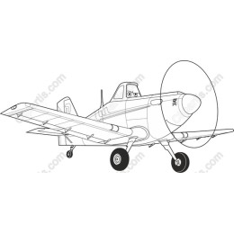 Classic Crop Duster Airplane