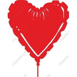 Red Heart Balloon