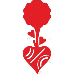 Heart and Rose