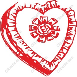 Enchanting Red Heart with Rose