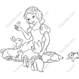Whimsical Princess and Friends