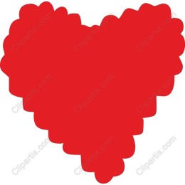 Vibrant Heart Shape