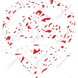 Red Droplet Heart