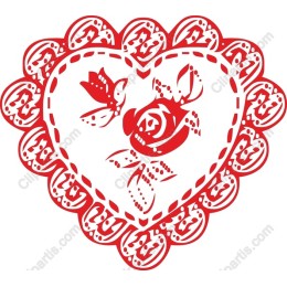 Heart-Shaped Floral