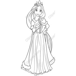 Enchanting Princess Coloring Page