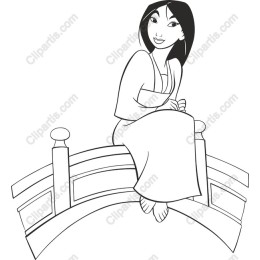 Seated Grace: Elegant Bridge