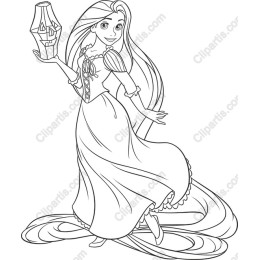 Magical Lantern-Bearing Young Woman