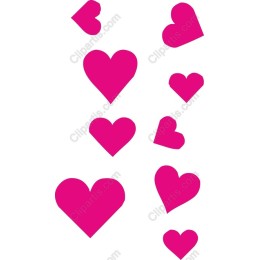 Vibrant Pink Heart Collection