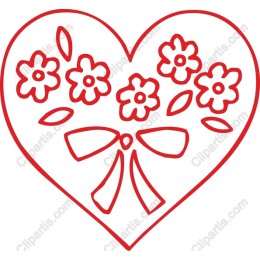 Charming Heart-Shaped Floral