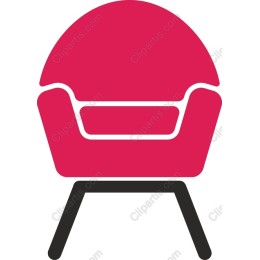 Pink Modern Armchair