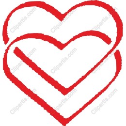 Red Double Heart