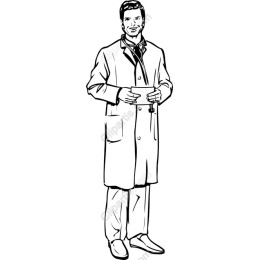 Gentleman in Overcoat