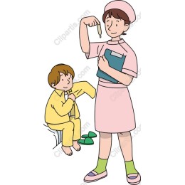 Caring Nurse and Child