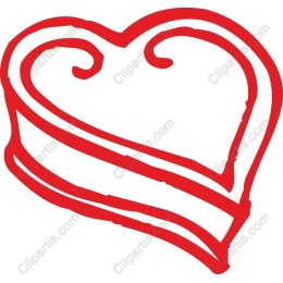 Red Heart Outline