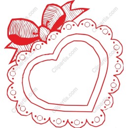 Vintage Heart Border