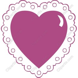 Scalloped Heart