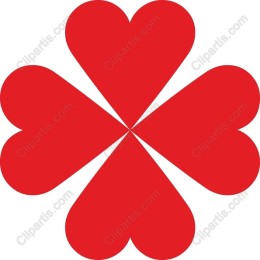 Red Heart Flower