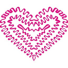 Ruffled Heart