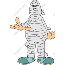Cheerful Cartoon Mummy