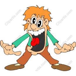 Cheerful Cartoon Character