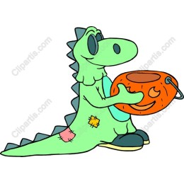 Friendly Dino Halloween