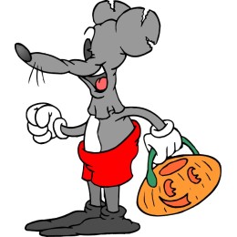 Whimsical Halloween Mouse