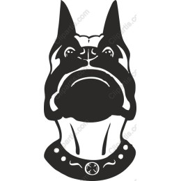 Bold Bulldog Head