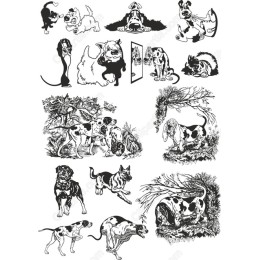 Dog Set: Whimsical Canine s