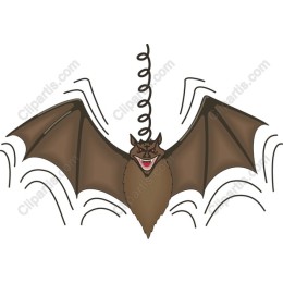 Playful Cartoon Bat