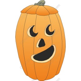 Cheerful Jack-O'-Lantern