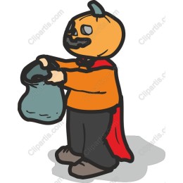 Whimsical Pumpkin Costume for Halloween