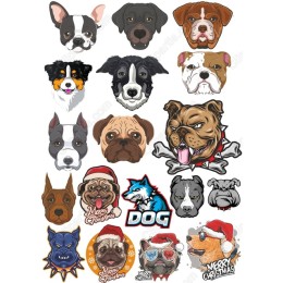 Festive Dog Faces Collection