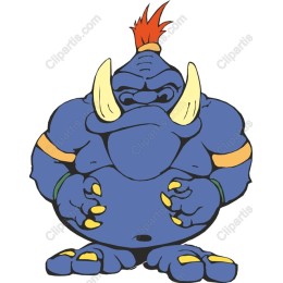 Powerful Blue Creature