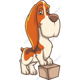 Adorable Beagle Character