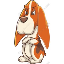 Cartoon Basset Hound