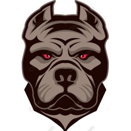 Fierce Bulldog Head
