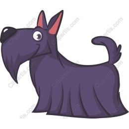 Playful Purple Pup