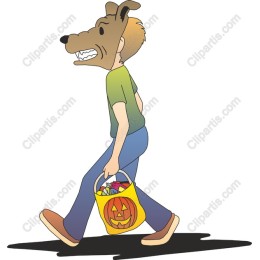 Playful Wolf Costume Halloween
