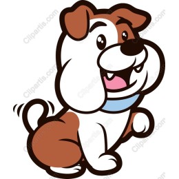 Cheerful Cartoon Dog